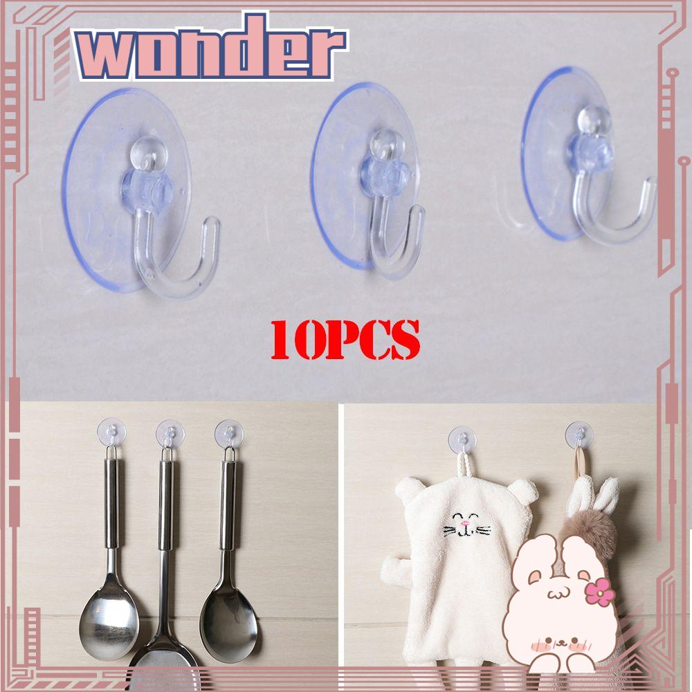 WONDER 10pcs Suction Cup Rel Dapur Penyedot Kamar Mandi