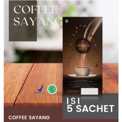 

STOK TERBATAS!! COFFE SAYANG KOPI HERBAL 1 BOX ISI 5 SACHET STAMINA PRIA 100