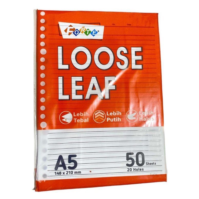 

Kertas Loose Leaf A5 Murah || Kertas Binder A5 isi 50 3