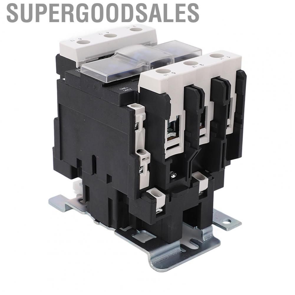 Supergoodsales Electric Contactor AC Sensitive Stable Performance Control Load 220V for Power Distribution Iatrical Equipment