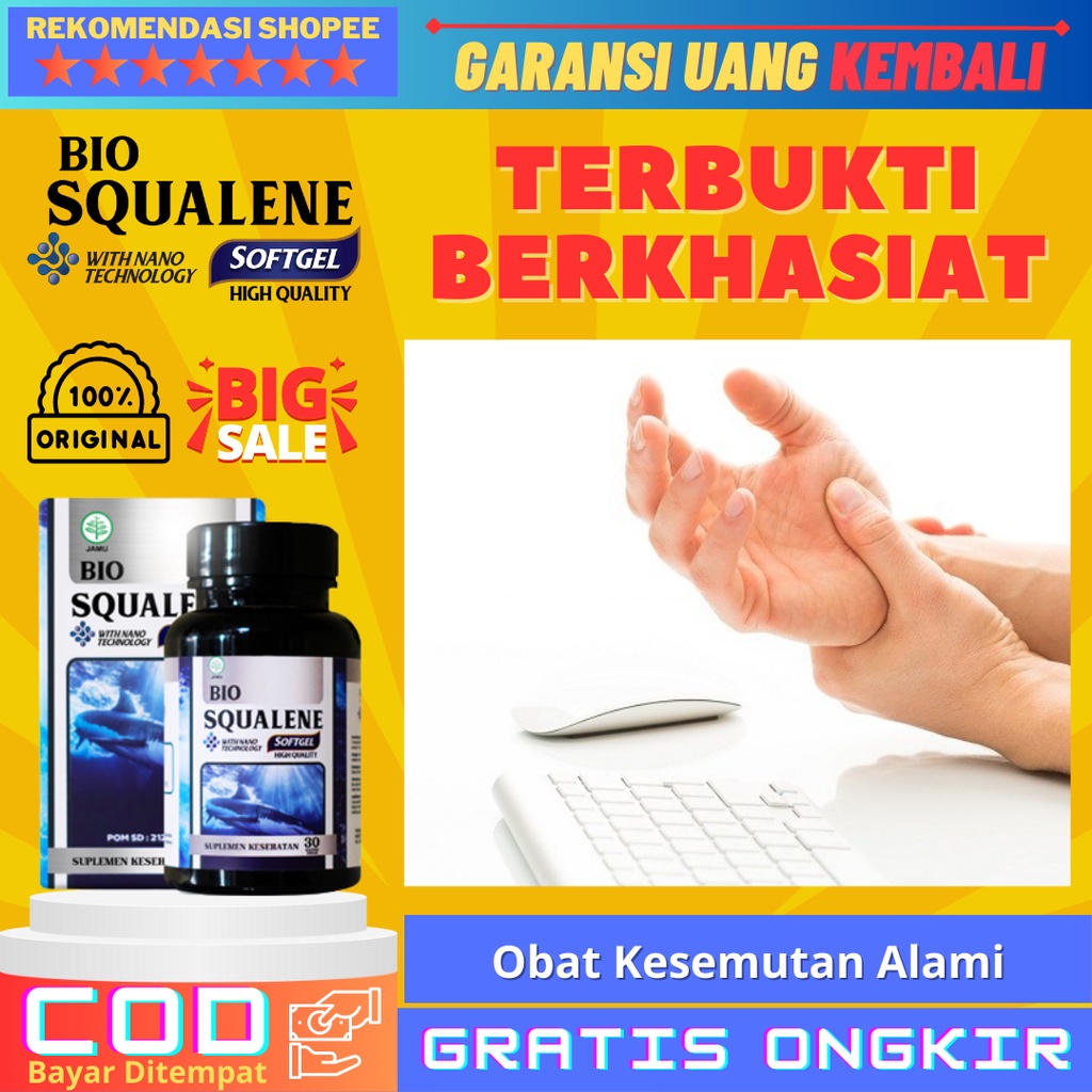 Obat Kesemutan Alami - Herbal Untuk Kaki / Tangan Kesemutan, Kebas, Otot Kaku, Mati Rasa, Baal, Kram