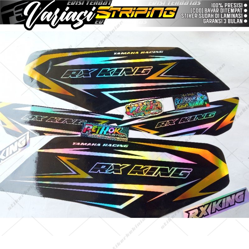 Striping Rx King Les Stiker Variasi Motor Racing