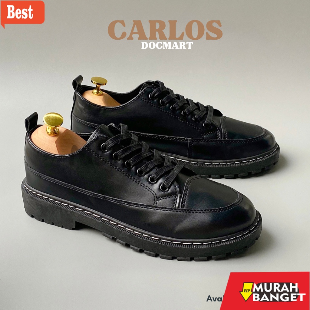 Sneakers pria terbaru- MENFOOTGEAR COD SEPATU PRIA IMPORT PREMIUM CARLOS DOCMART
