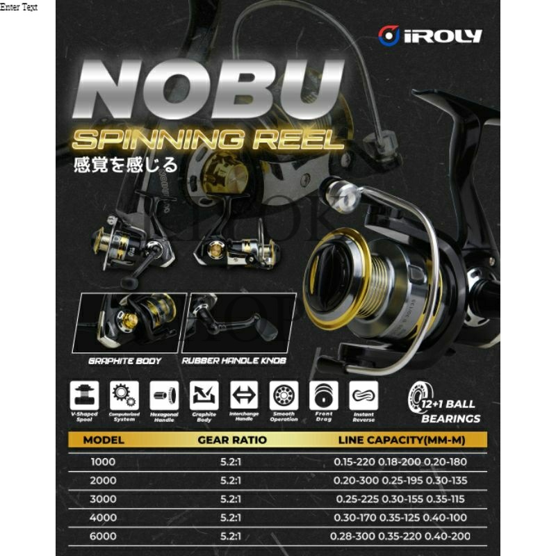 KIYOKSHOP Rel iroly nobu 12+1 balbiring murah laris semarang