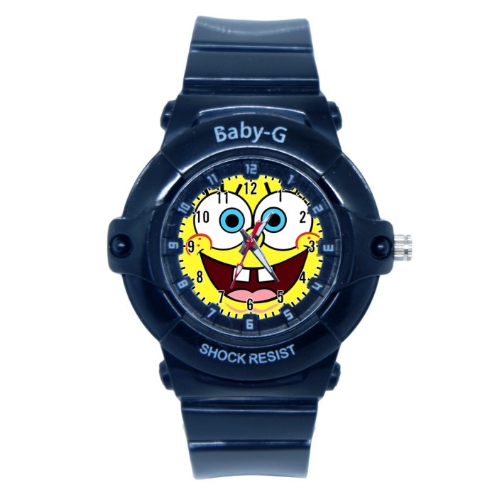 [RO] Jam Tangan Spongebob Sport Anak Karakter Spongebob Anti Air - Spongebob1