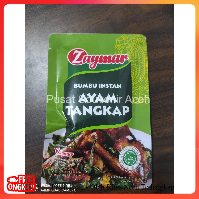 

ZAYMAR Bumbu Ayam Tangkap khas Aceh