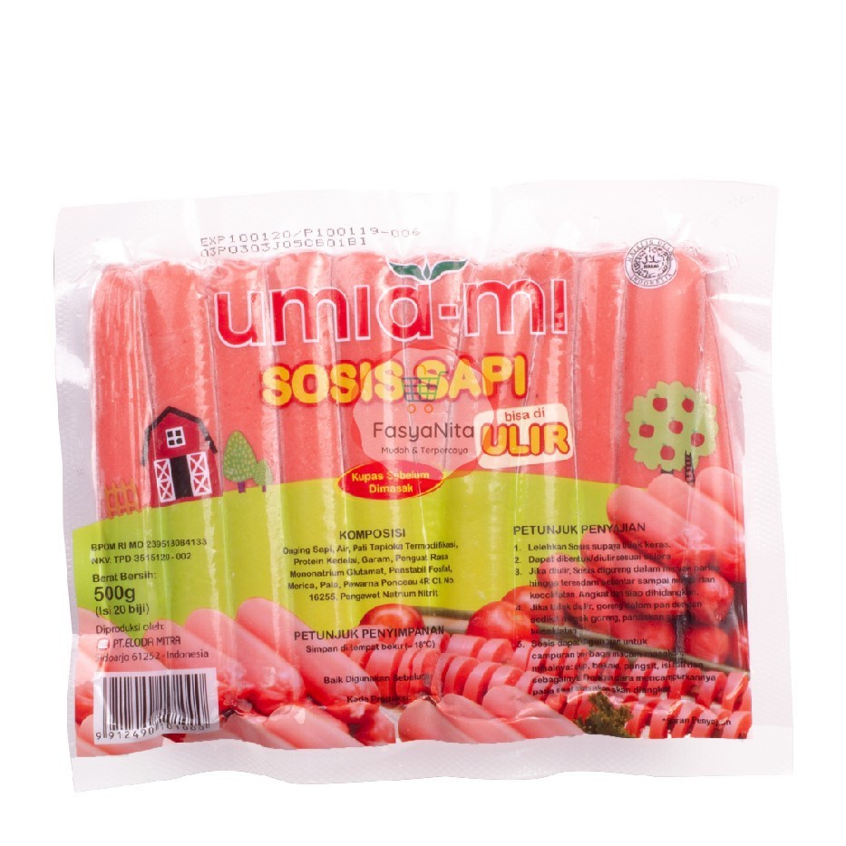 

Umiami Sosis Sapi Ulir 20 Pcs