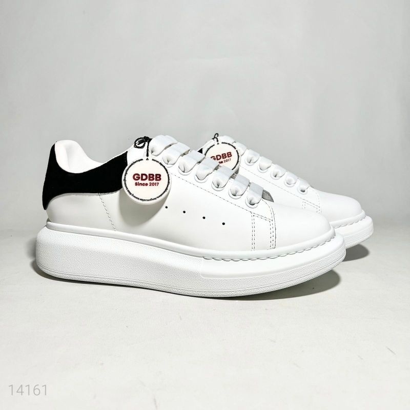 Vs Alexander McQueen White Black Suede Allwhite SKU9