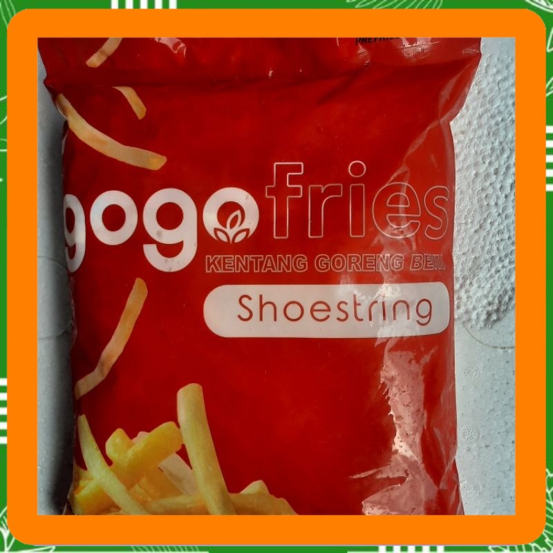 

Gogo fries kentang goreng beku shoestring 1 kg harga Best Seller