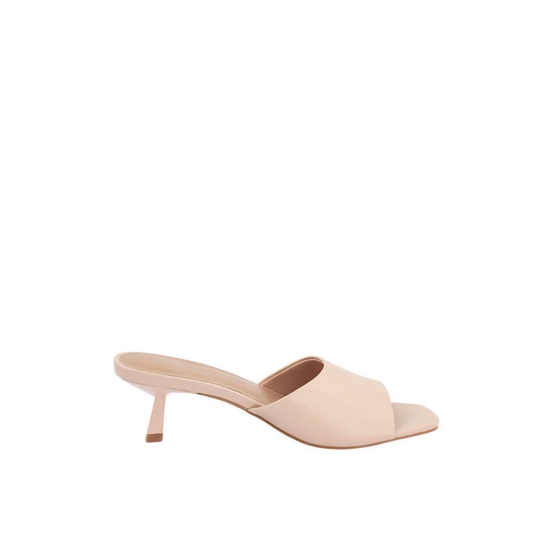 Payless Fioni Womens One Band Slide Heels - Nude_04
