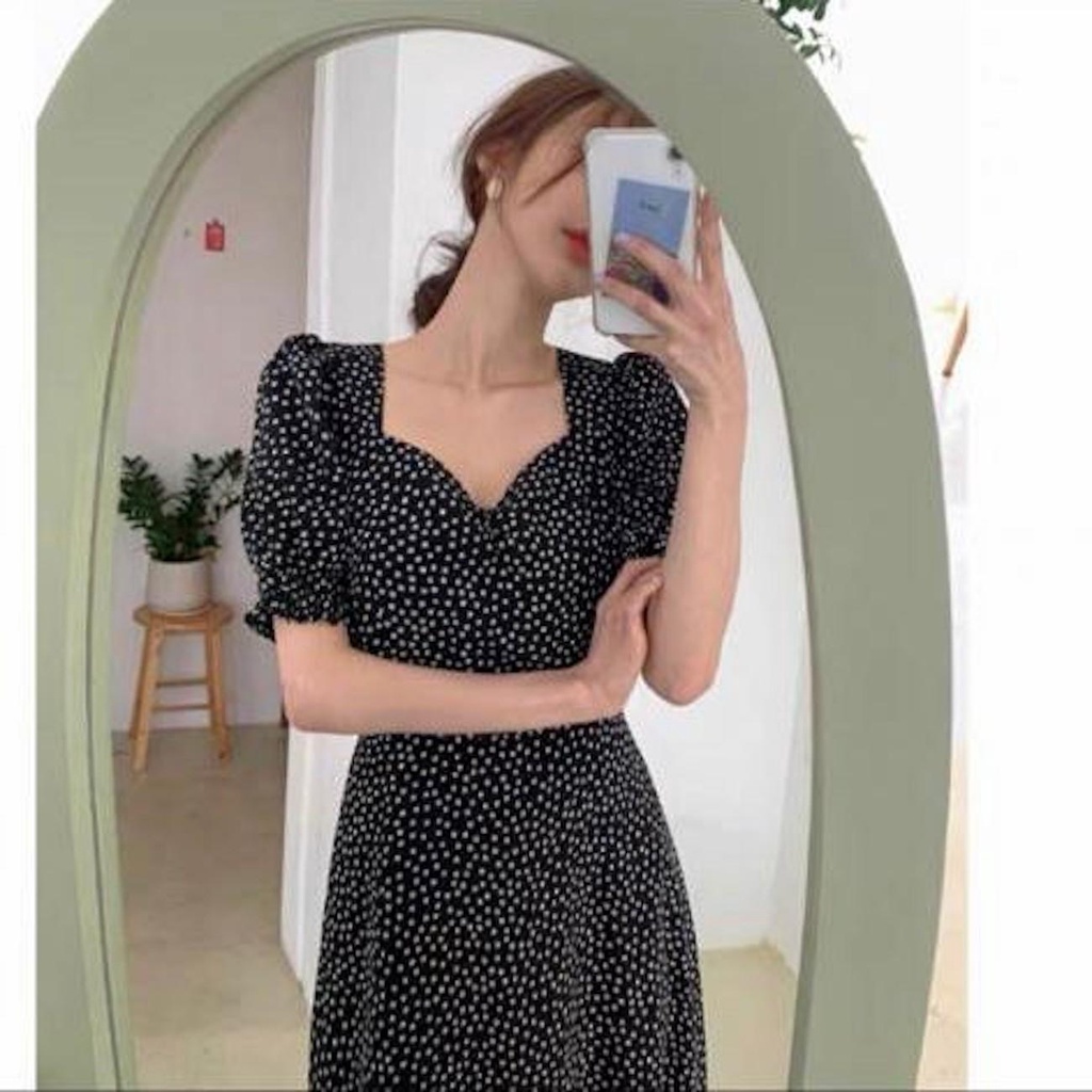 Dress Wanita Polkadot import