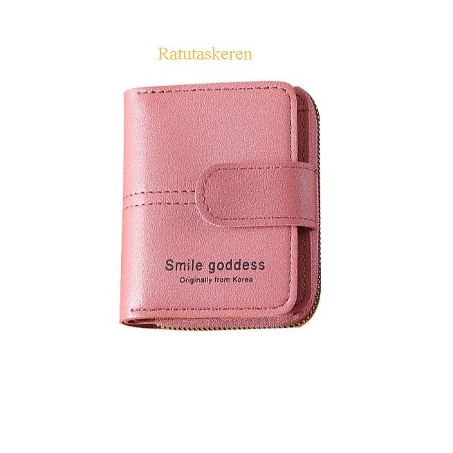 Dompet Wanita Keren Tas Ritsleting Pendek Tas Kartu Dompet Koin 878