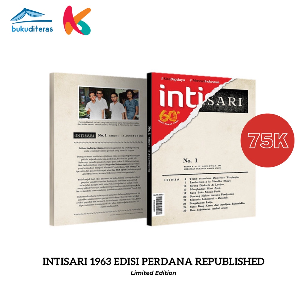 Majalah Intisari 1963 Edisi Perdana Republished