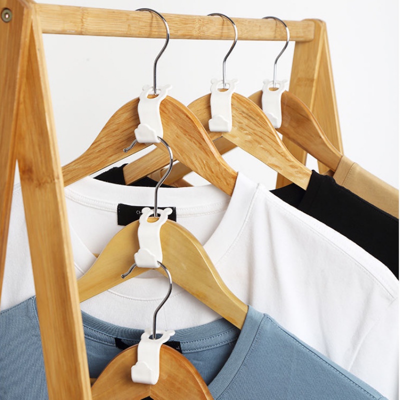 [Unggulan] Anti-slip Handbag Topi Kunci Rak Gantungan Baju Kait Penghubung Lemari Hemat Ruang Organize Tool Stackable S-type Hanging Pegs Strong Bearing Drying Rack
