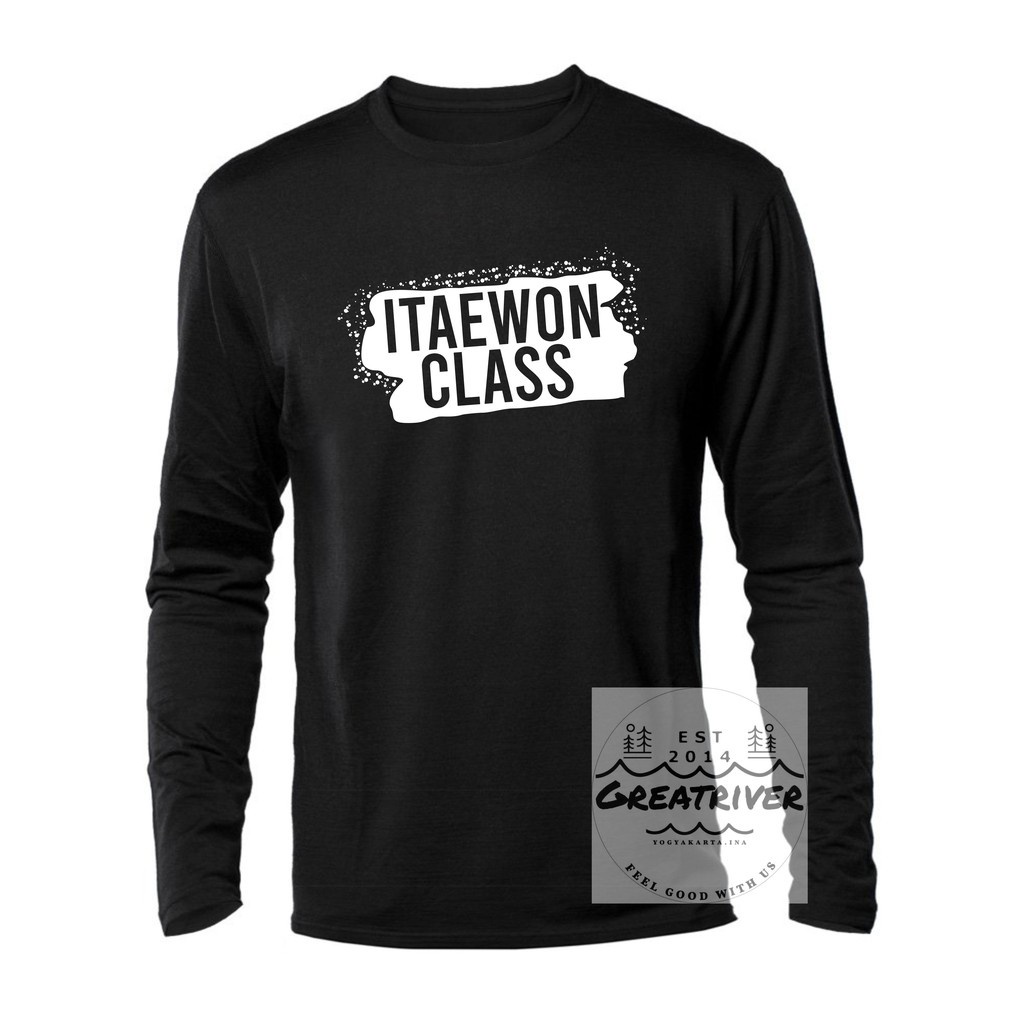 kaos distro itaewon class serial (lengan panjang) distro
