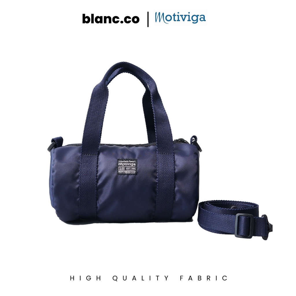 Motiviga - Mini Cylindric Barrel Sling Bag Navy