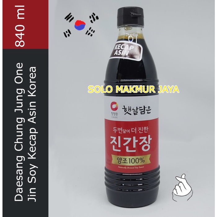 

[Ready Stock]- Daesang Chung Jung One Jin Soy Kecap Asin Korea 840 ml