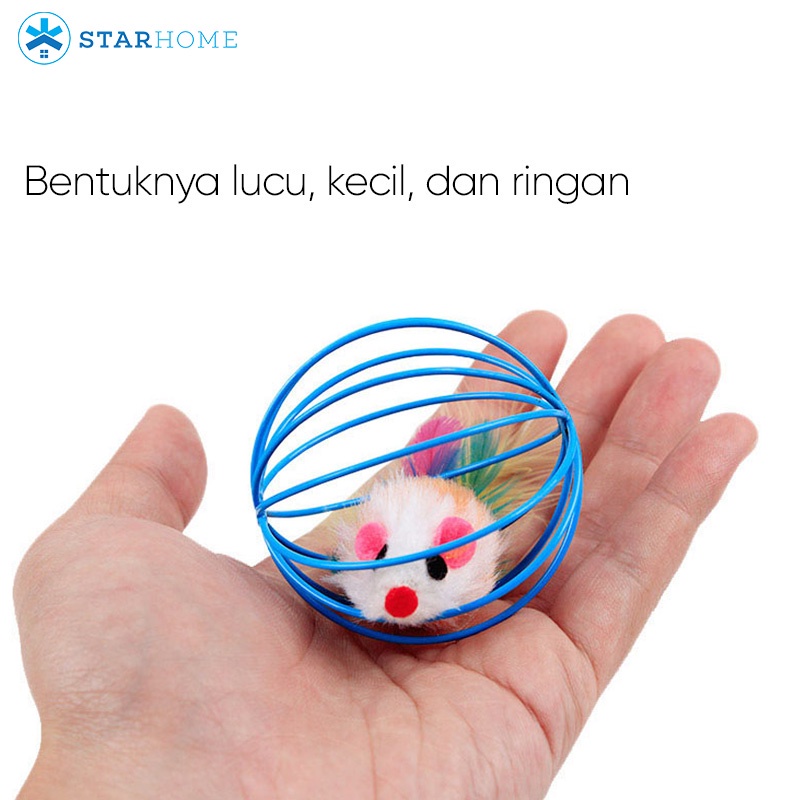 Mainan Kucing Bola Tikus Cat Toys Mainan Pet Mainan Hewan Cat Ball