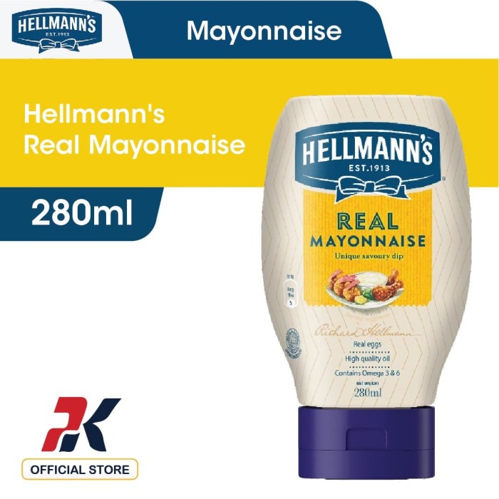 

[Ready-Stock] Hellmann's Real Mayonnaise 280mL