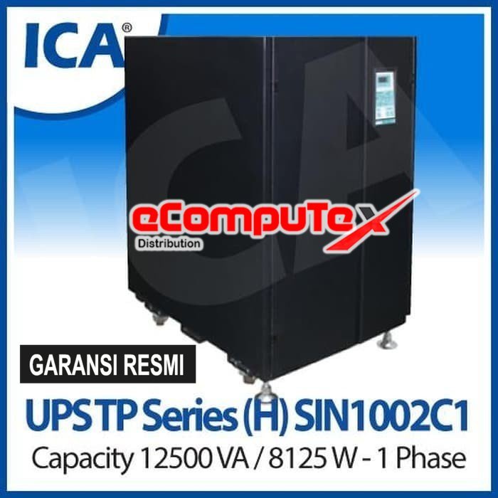 UPS ICA SIN-1002C1 SIN1002C1 12500VA / 8125 WATT 1 PHASE ONLINE SINEWAVE UPS GARANSI RESMI