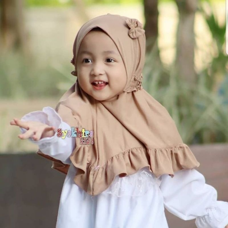 Jilbab Anak KRIWIL Kerudung Bergo Anak Jersey TK Premium