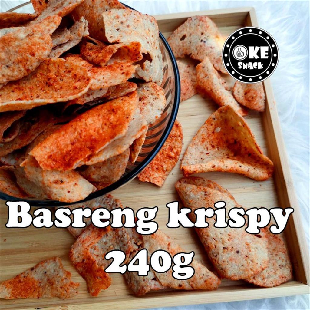 Basreng Crispy Pedas Besar 230g