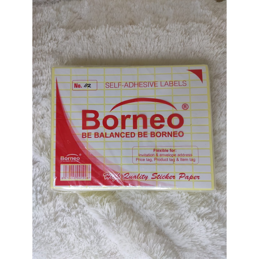 

Label Harga No. 112 BORNEO