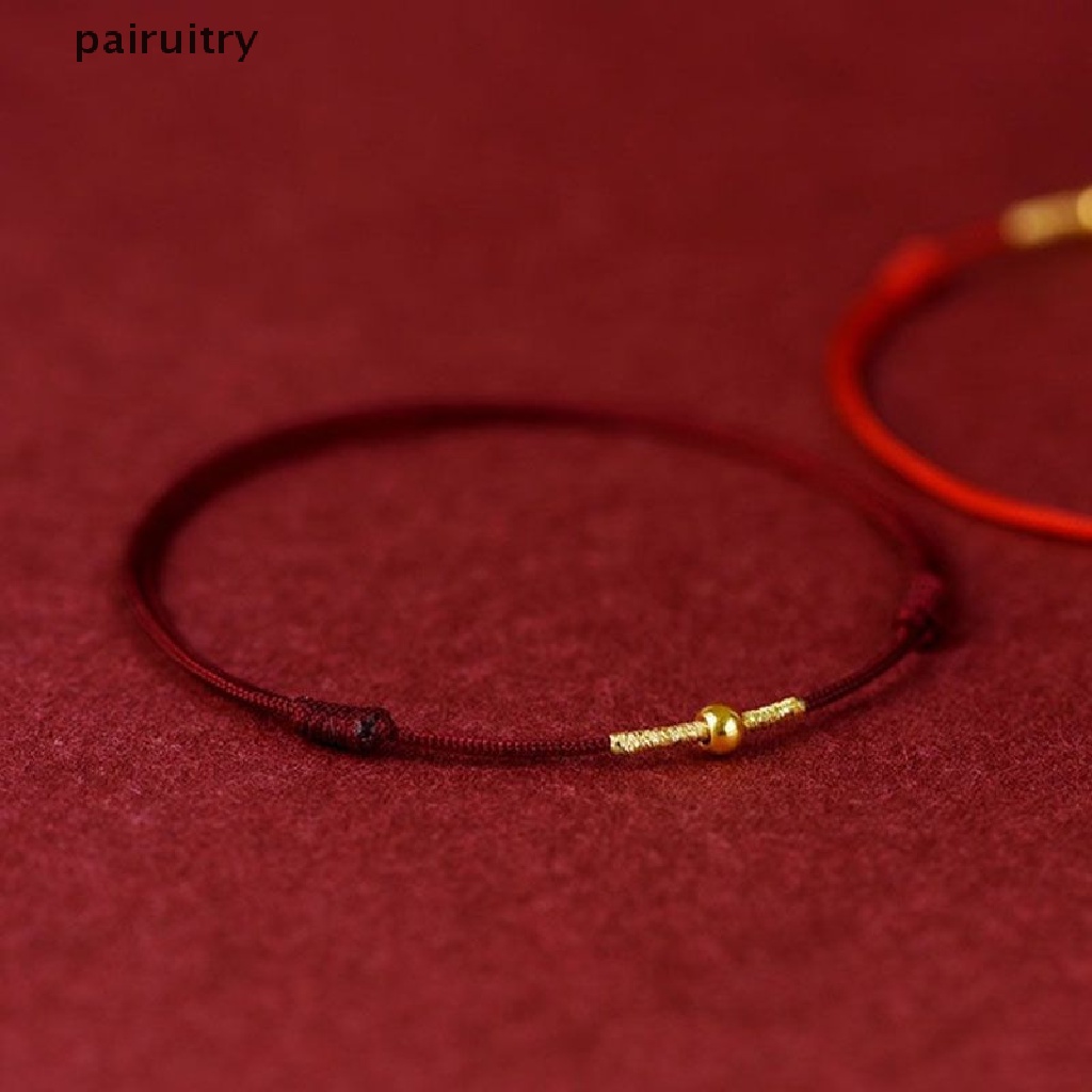 Prt Fashion Handmade Gelang Tali Merah Beruntung Bangle Wanita Pria Terbaik Gelang Kaki PRT