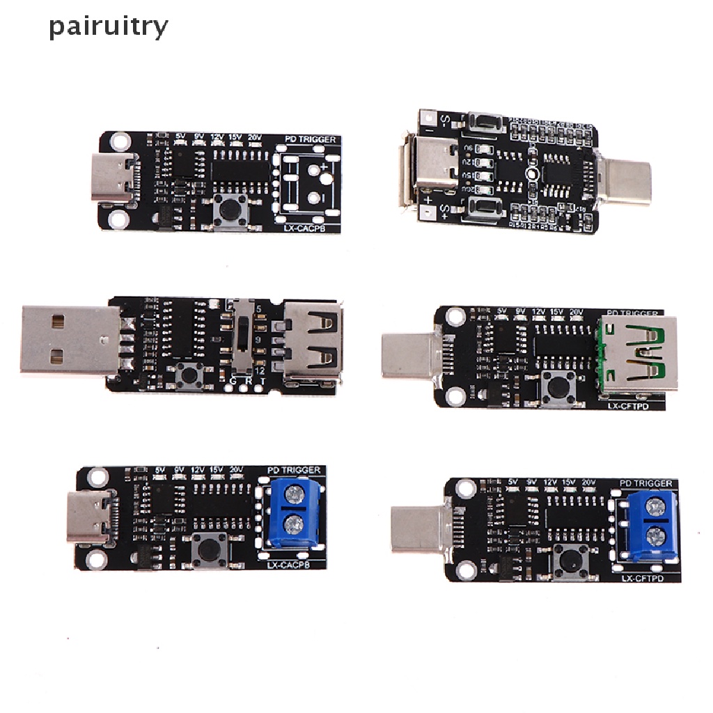 Prt USB Type-C PD Decoy Trigger Board 9V 12V 15V Output PD 2.0 3.0 Adaptor Trigger PRT