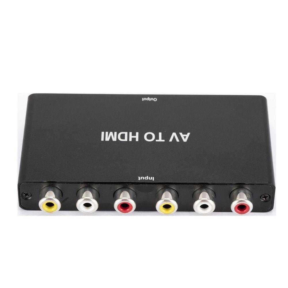 POPULAR Av Switcher Mini AV2 Konektor Audio Konsol Ke HD Adaptor