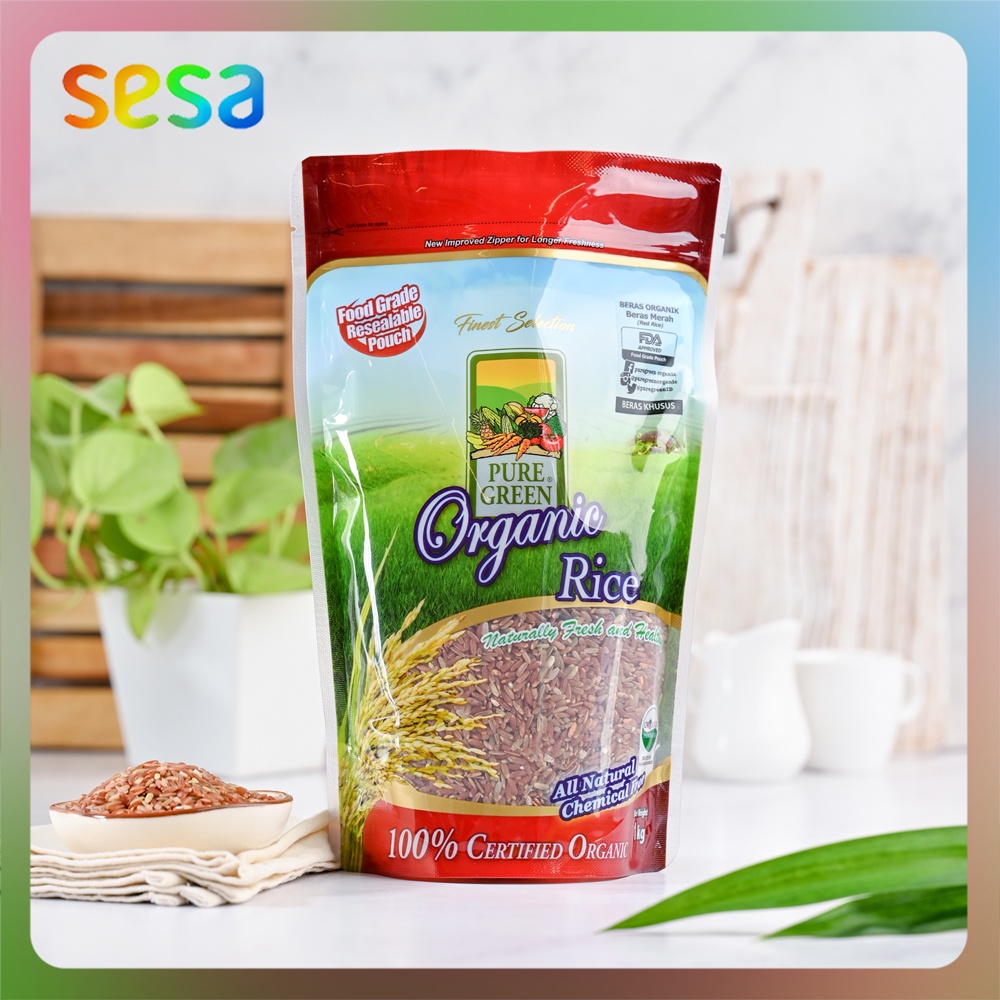 

Puregreen - Beras Merah Organik 1 Kg