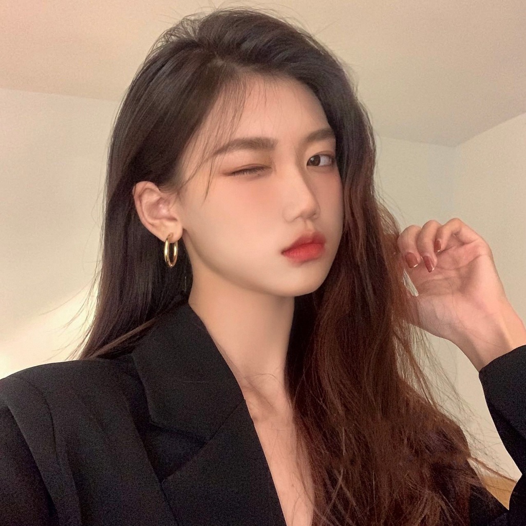 Anting Vegetarian Desain Niche Cincin Telinga Sensor Anting Perempuan2023Hiasan Telinga Lingkaran Baru