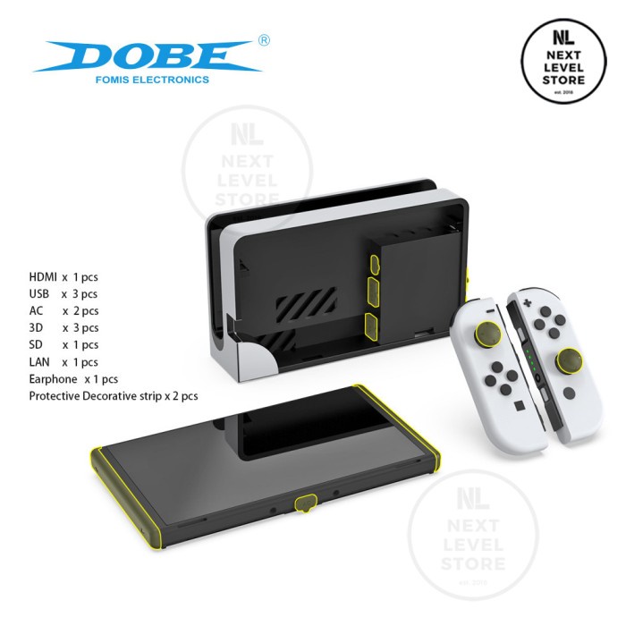 Nintendo Switch Dust Proof Kit Jack Cover OLED V1 V2 DOBE TNS-2122