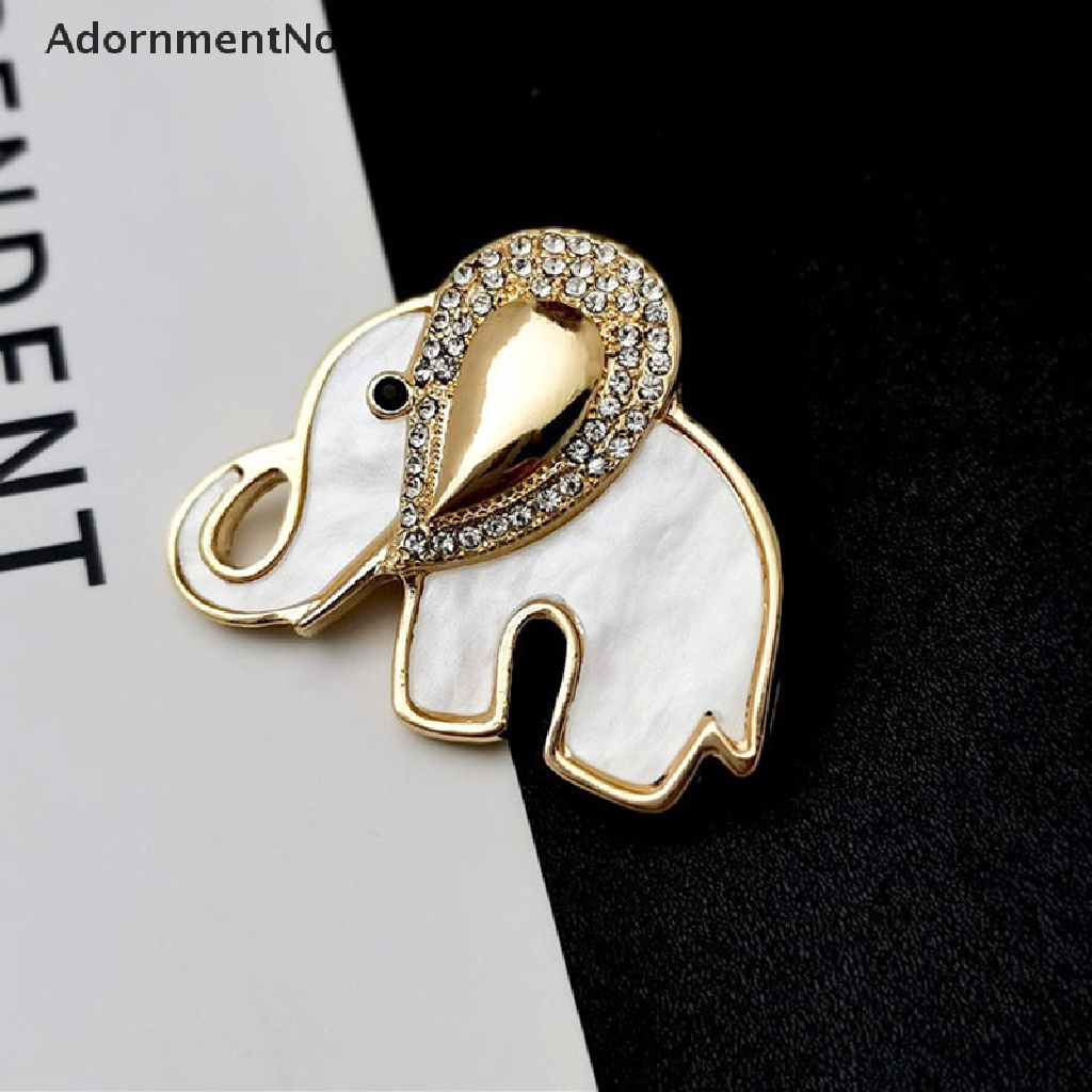 [AdornmentNo1] 1pc Bros Gajah Kecil Lucu Wanita Dan Pria Unisex Brooch Pin Perhiasan Hewan [ID]