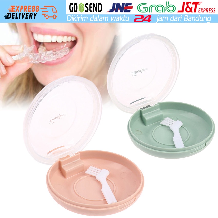 Kotak Retainer Gigi/Tempat Retainer Gigi/Kotak Gigi Palsu/Retainer Gigi Kawat/Teeth Box Dental/Kawat
