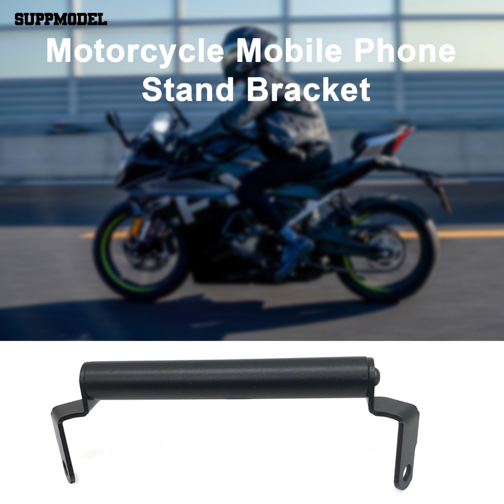 Suppmodel 1set Braket Navigasi Motor YAMAHA Baja Karbon Bracket Navigasi GPS Depan Motor Stand Anti-Oksidasi Untuk R25 R3 2019-2021