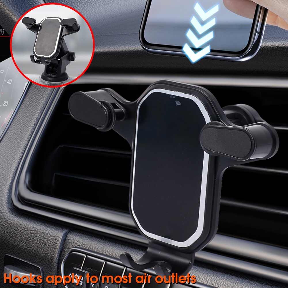 Z-10 Series Suction Cup Retractable Car Phone Bracket Dengan Kait Stroage/Panel Instrumen Air Outlet Navigator Holder/2In1 Double Hook Car Phone Holder/Suku Cadang Mobil