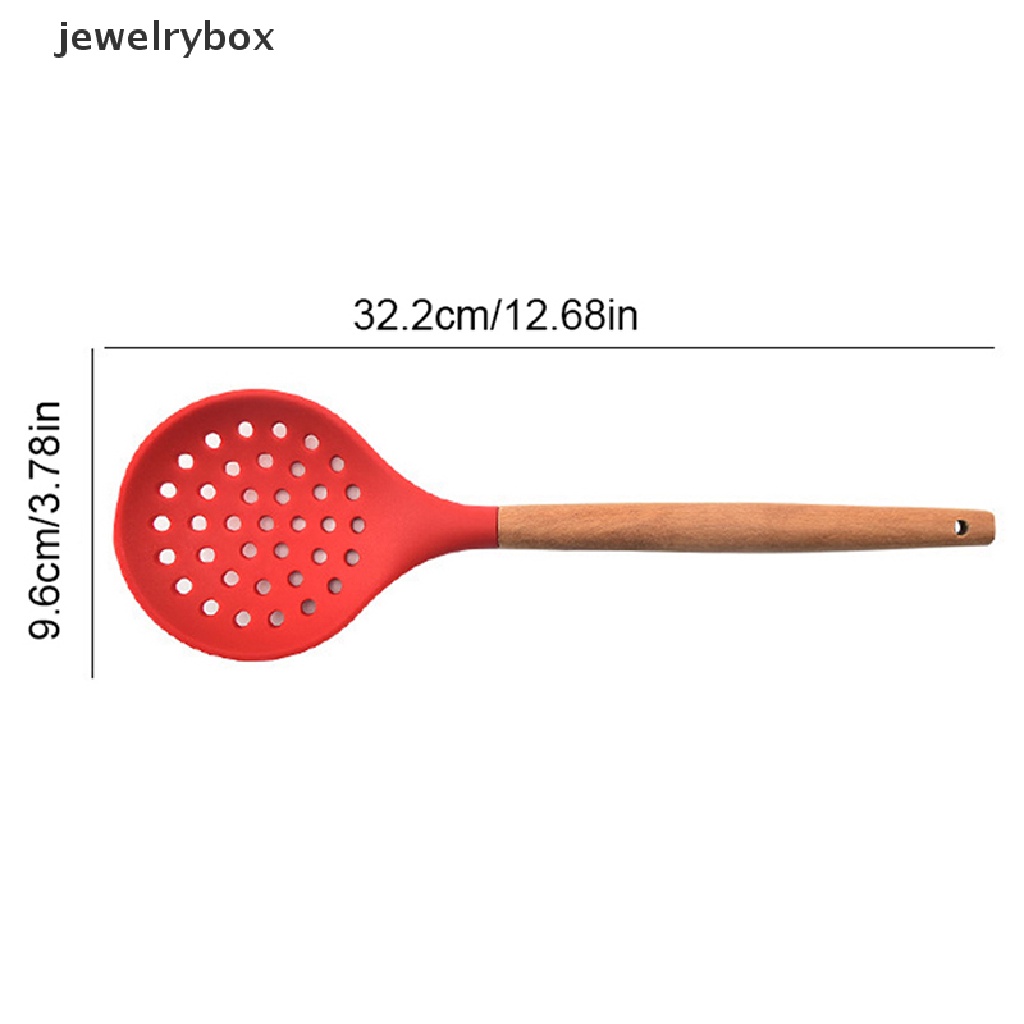 [jewelrybox] 1pc One-Piece Handle Silicone Colander Saringan Masak Alat Dapur Butik