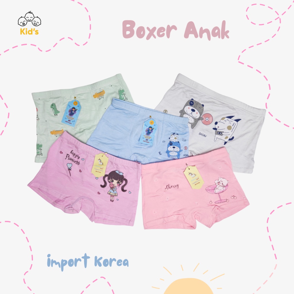CELANA DALAM ANAK BOXER / CD ANAK COWOK/ CD ANAK CEWEK / CD KOREA