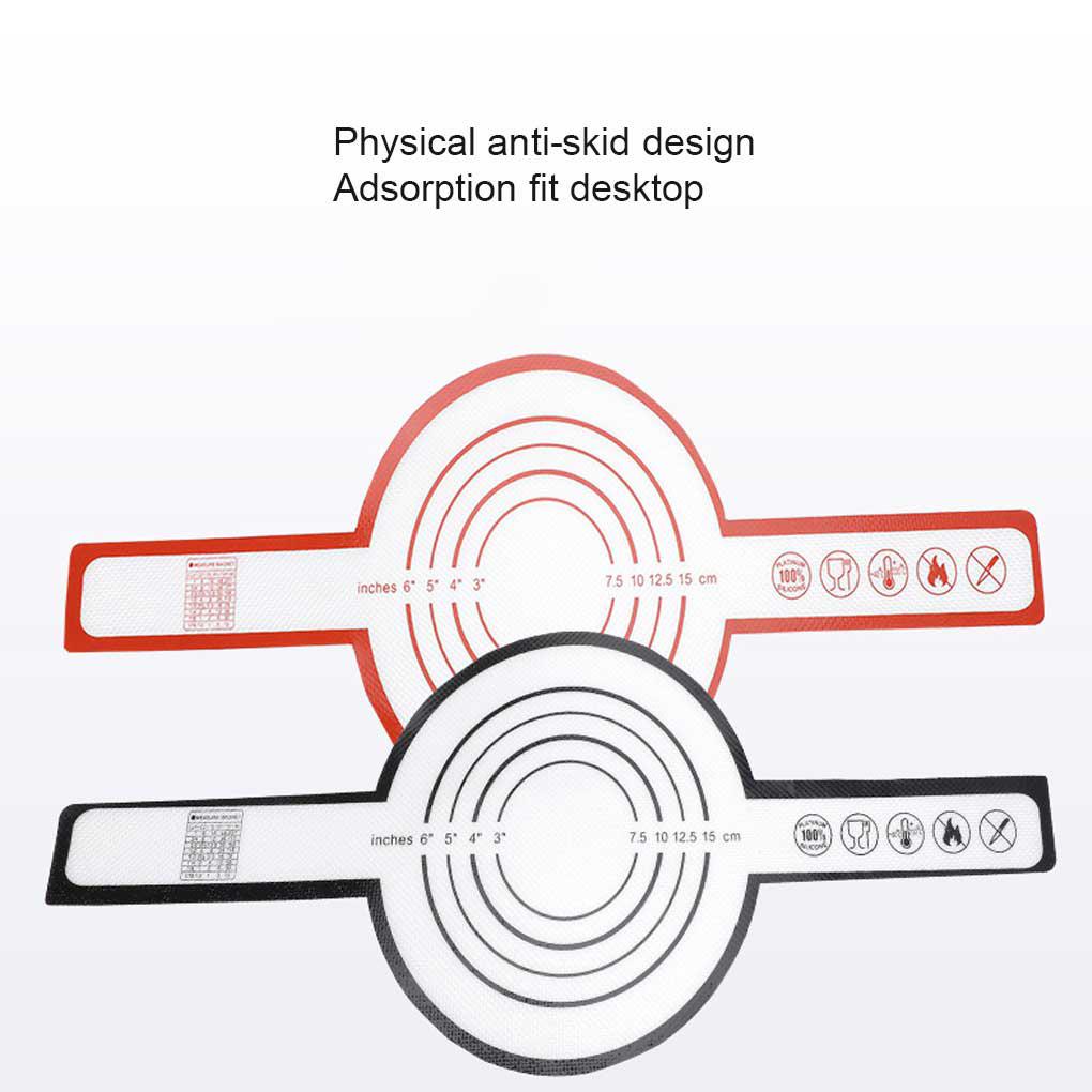 Silicone Baking Mat Long Handle Liner Alas Adonan Roti Baking Flexible Bakery Alat Dapur Dessert Stores Party
