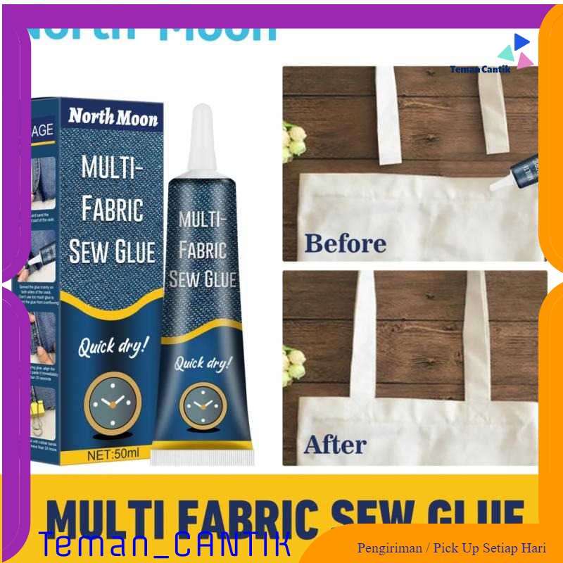 

TC - ATK Jue-Fish Cairan Liquid Lem Perekat Kain Kulit Sew Glue 50ml - N256