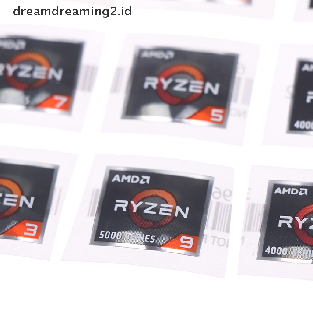 (hot) Amd Processor Series Stiker ATHLON Ryzen R 3 5 7 Logo Label Generasi PRO7//