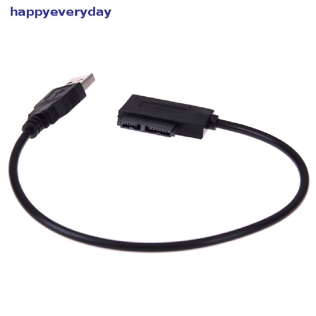 [Selamat] Usb To7+613Pin slim sata/ide cd dvd rom adapter Kabel drive Optik [ID]