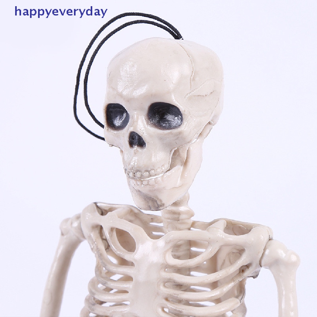 [happy] Posable Skeleton Halloween Decor Mengerikan Tulang Pria Merayap Dekorasi Pesta [ID]