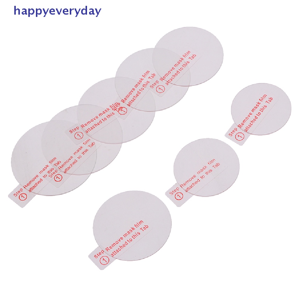 [happy] 1pc Pelindung Layar Tempered Glass Untuk 28.30.34.35.36.37.38/40mm Jam Tangan Bulat [ID]