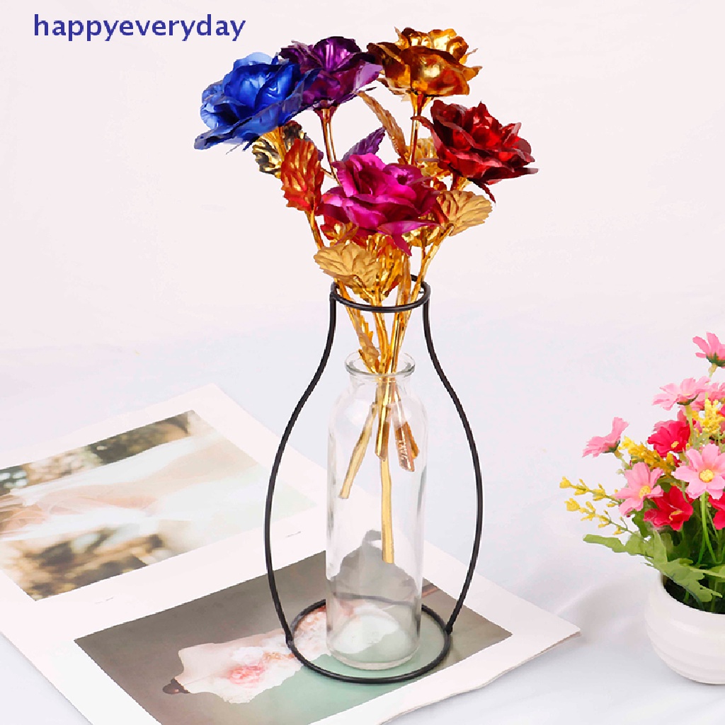 [happy] Bunga Mawar Emas Lapis Emas 24k Hadiah anniversary Pecinta Hari Valene [ID]
