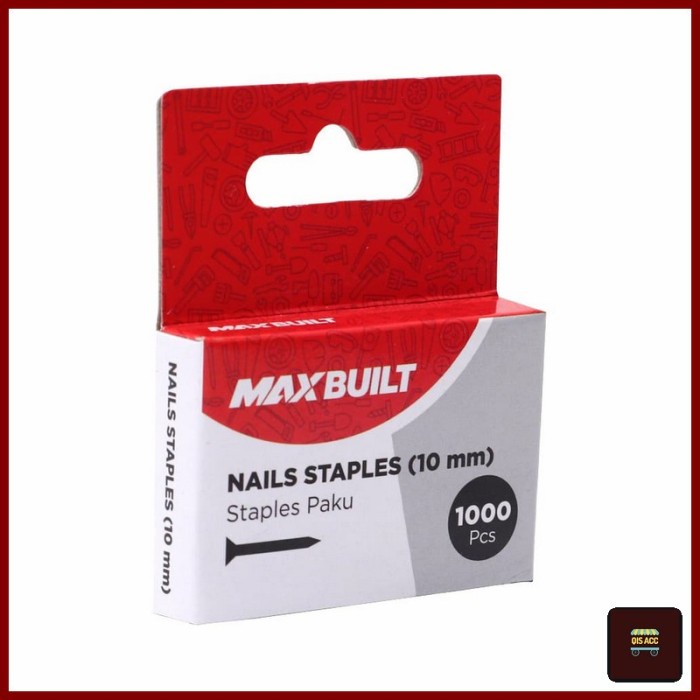 

MAXBUILT Step Gun Refill / Isi Ulang Staples Tembak Tipe Nail 10 Mm