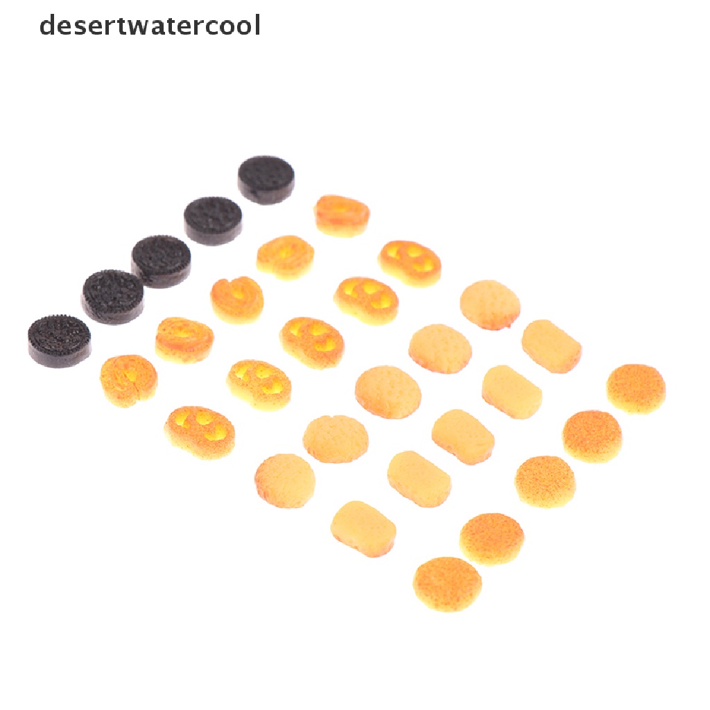 Deid 10Pcs/Set Simulasi Rumah Boneka Miniatur cookie cookie Dapur Mainan Makanan Martijn