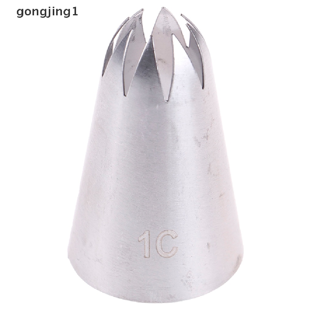 Ggg 5pcs Besar Rusia Icing Piping Pastry Nozzle Tips Alat Dekorag Kue Nozel ID