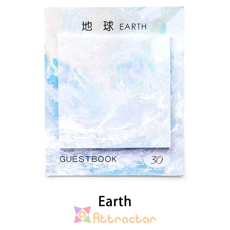 

✨In Stock Creative Square Planet Notes For Students N Times Cute Message Note Paper Stationery Prizes-AT